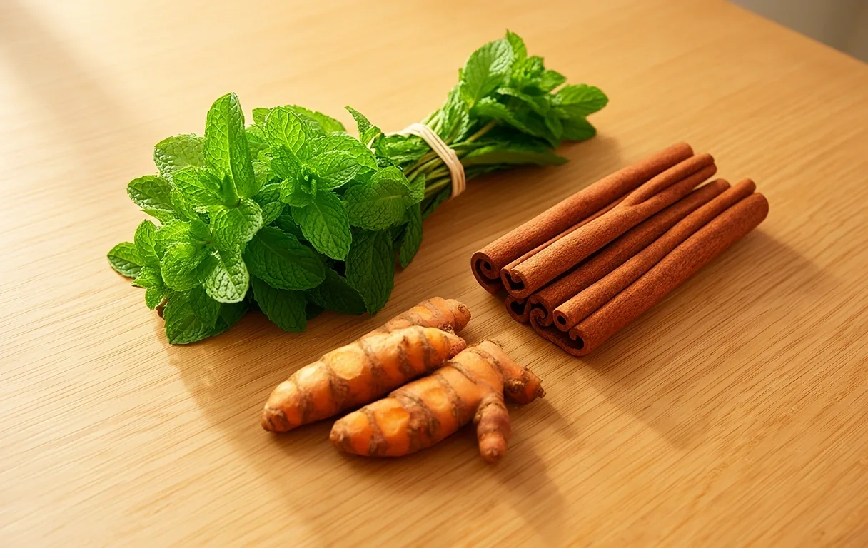 Natural ingredients layout